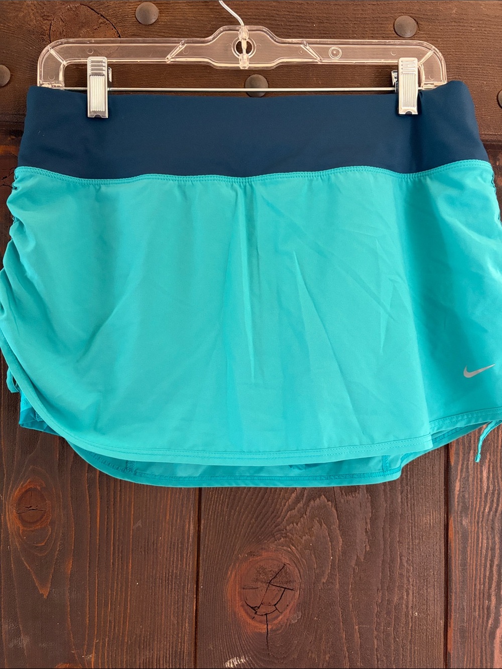 Nike Teal and Navy Athletic Skort